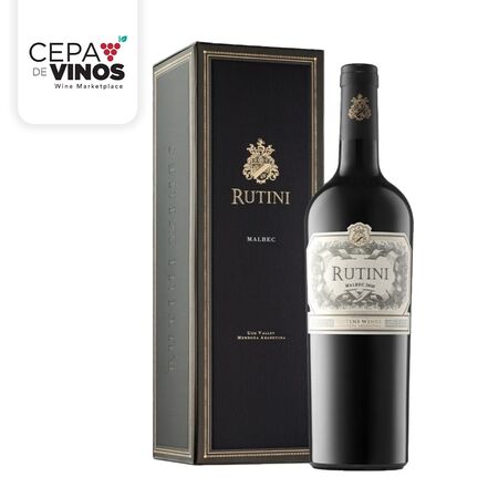 Vino Blend Rutini Cabernet Malbec Con Estuche