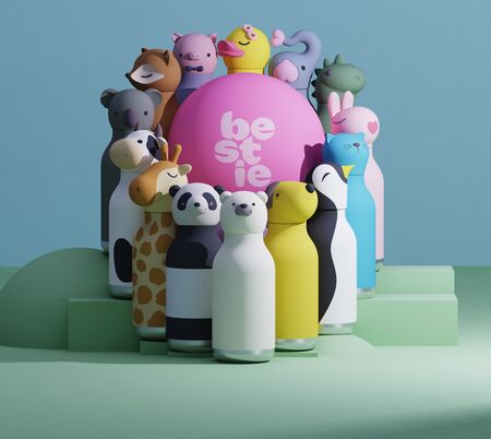 Botella Asobu Bestie 460ml - Elephant