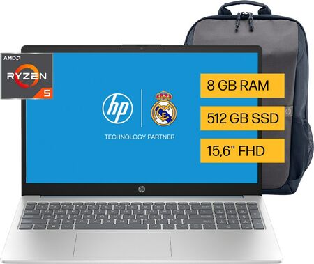 Notebook Hp R5 15-Fc0251La 8Gb512Ssd W11Mochila