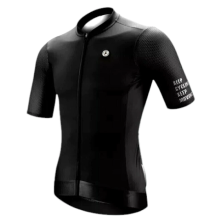 Remera Jersey Ciclismo Darevie Negro Importada Ciclista Talle L - Vista principal