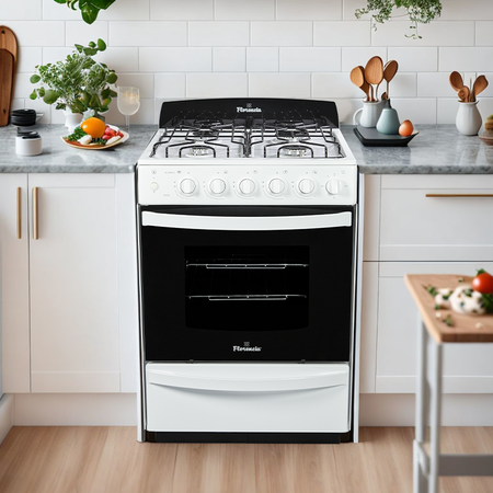 Cocina Florencia 5536F 56CM Multigas Blanca Encendido Electronico Luz