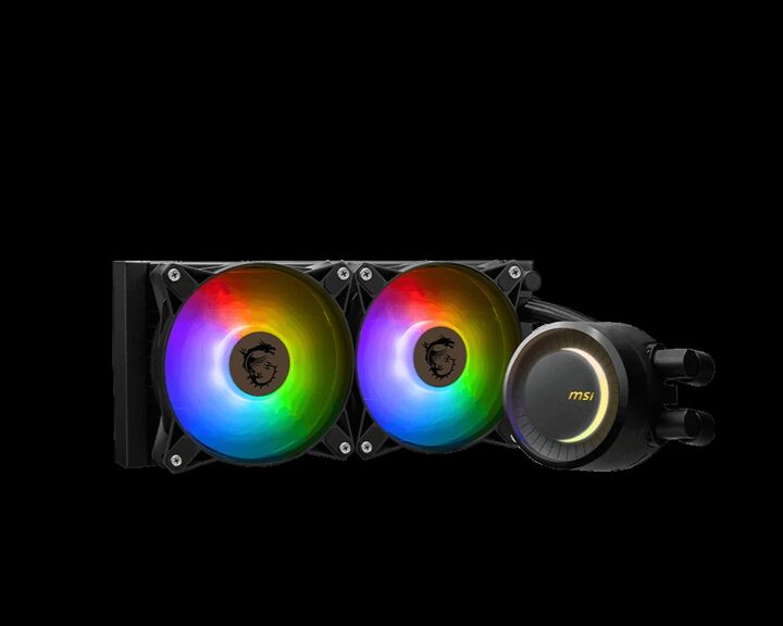 Water Cooling MSI MAG CORELIQUID E240 2x CPU Cooler 240mm Black - Vista principal