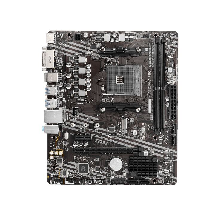 Mother MSI A520M-A PRO DDR4 AM4 - Vista principal