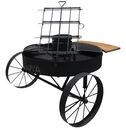 FOGONERO TROYA CON RUEDAS MOD. OLIMPO PREMIUM - Miniatura 1