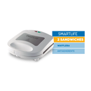 Sandwichera Smartlife SWD5000 2en1 Antiadherent Blanco - Miniatura 1
