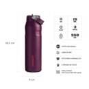 Botella Termica Stanley Aerolight Flip Straw 1Lt - Plum - Miniatura 2
