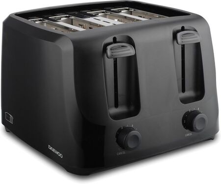 Tostadora Electrica Daewoo TO8221B 4 Ranuras Negra