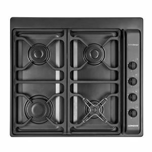 ANAFE LONGVIE A6600GF A GAS GRAFITO REJILLAS FUNDICION - 4600831 - Vista principal