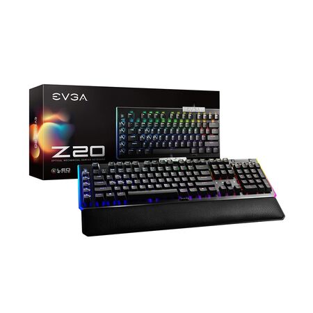 Teclado EVGA Z20 RGB Mecánico Óptico Interruptor Lineal