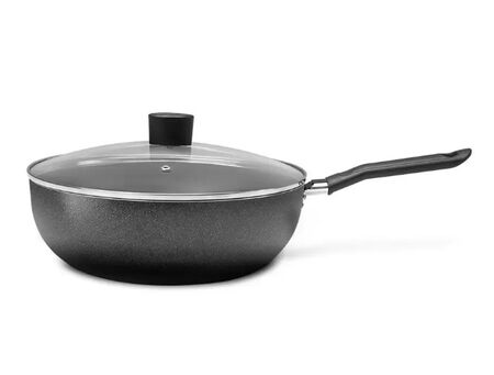 Wok c Tapa 24 cm Negro Brinox 7190466