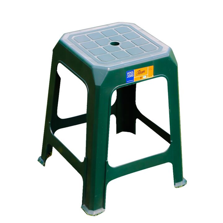 Banqueta Plástica Verde Titan Voss 2000 - Vista principal