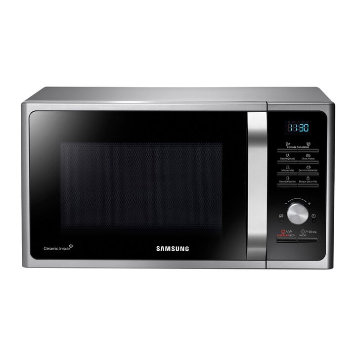Microondas Samsung Mg28f3k3tas 28lts Grill color Silver - Vista principal