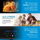 Freidora Sin Aceite Digital Midea Af-d155bar1 55 Lts 1700w - Miniatura 4