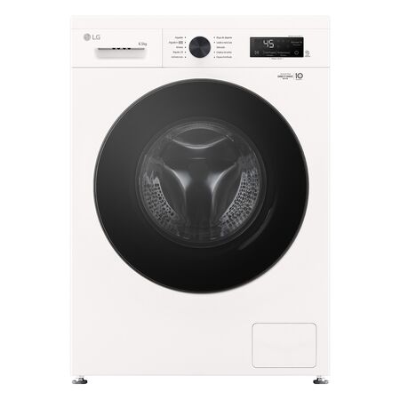 Lavarropas Carga Frontal LG Inverter Dd 6.5kg Steam Blanco