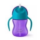 Vaso Straw Cup 200Ml Violeta Azul Avent SCF796/02 - Miniatura 1