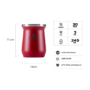Mate Stanley 236ml Acero Inoxidable - Rojo - Miniatura 4