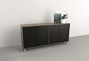 Centro Livining Con Cajon Nogal L. Negro M. Tables - Miniatura 2