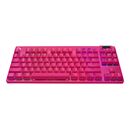 Teclado Logitech PRO X TKL Magenta Lightspeed 920-012154 - Miniatura 3