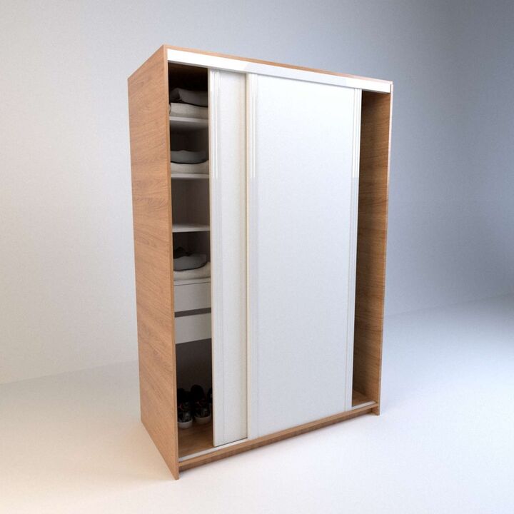 Placard Corredizo 1,20 2 Cajones Olmo F. Everest Tables - Vista principal