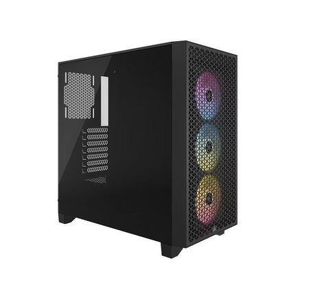 Gabinete Corsair 3000D RGB Mid-Tower TG RGB Fan x3 Black