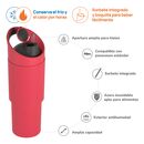 Botella Deportiva Asobu Cosmic 1L - Red - Miniatura 2