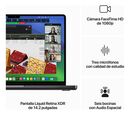 MacBook Pro 14" Apple M3 Pro CPU 11Core GPU 14Core, 512GB SSD, 18GB Ram Space Black - Miniatura 5