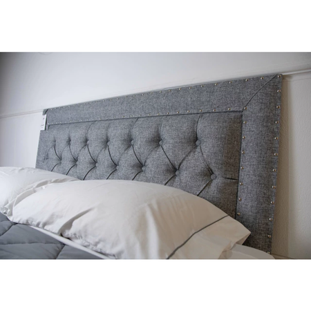 Respaldo capitone doble tachas 180x120