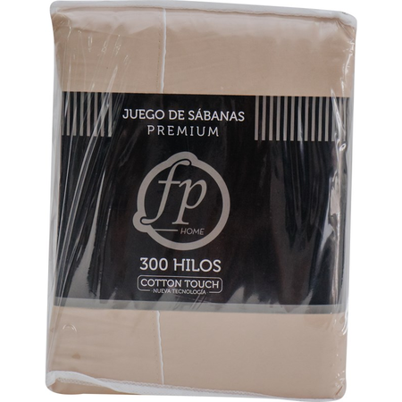 Juego De Sabanas Premium Fp Home King Size Beige