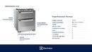 Cocina ELECTROLUX 76DXR 76cm doble horno multigas acero inox - Miniatura 8