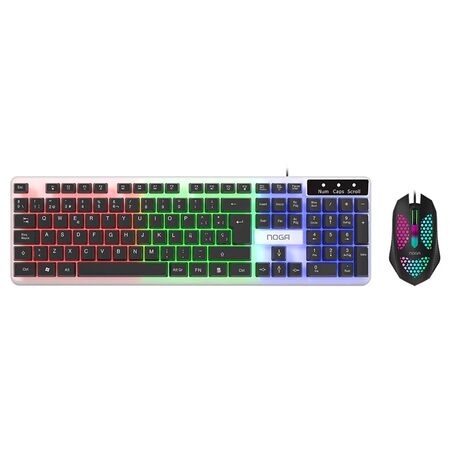 Teclado Mouse Gamer Retroiluminado Noga NKB-100