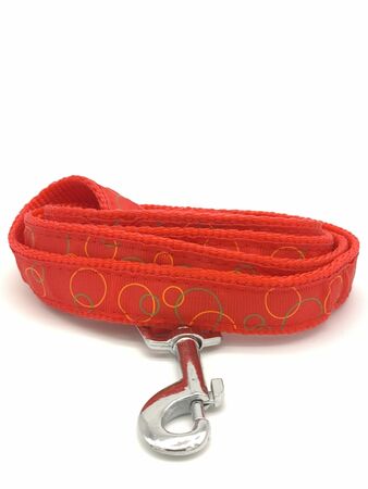 Correa De Perro Con Collar ROJA - 90485 RJ