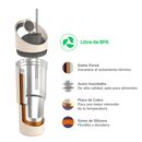 Botella Deportiva Asobu Cosmic 1L - White - Miniatura 3