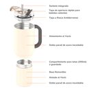 Vaso Asobu Duplex 660 ml  360 ml - White - Miniatura 6