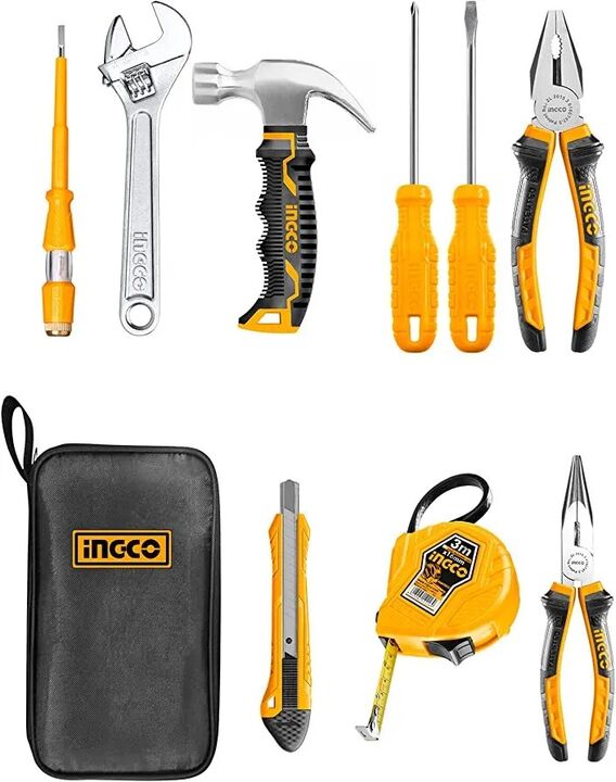 Set Herramientas 9Pcs Ingco HKTH10809 - Vista principal