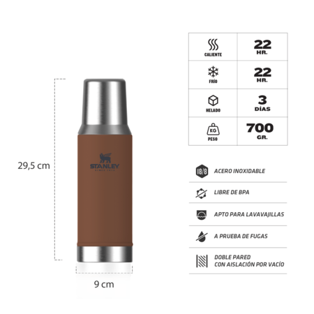 Mate System Stanley Classic 800 Ml - Toast