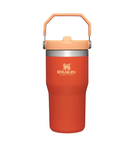 Botella Stanley Flip Straw 591Ml - Tigerlily