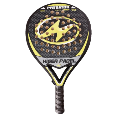 Paleta de pádel higer pádel predator amarilla para principiantes