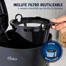 Cafetera de Filtro Oster DCS121B 12 Tazas Negro - Miniatura 7