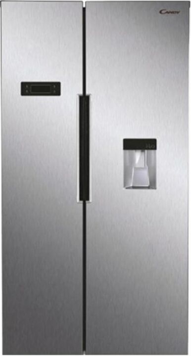 Heladera No Frost Candy Side By Side Inverter 529L Color Plata - Vista principal