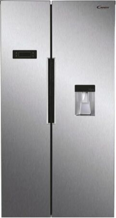 Heladera No Frost Candy Side By Side Inverter 529L Color Plata