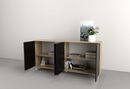 Bahiut 1,80 M 4 Puertas Olmo F.|negro M. Tables - Miniatura 3