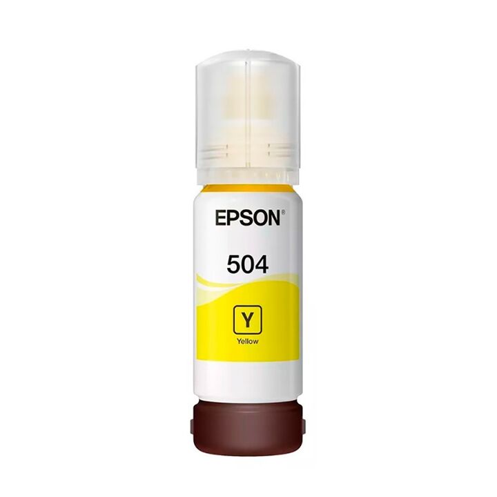 Botella Epson T504420-al Amarillo - Vista principal