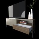Rack 1,50m. Gris C. Nogal L. Tables - Miniatura 2