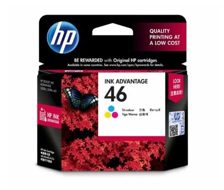 Cartucho HP 46 Tri-color Ink Cartridge