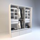 Vestidor 1,80m Alto 4 Cajones 3 Zapateros Everest Tables - Miniatura 2