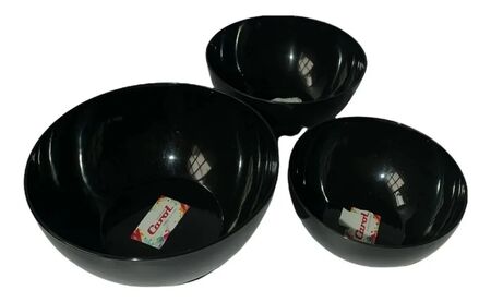 Set 3 Bowls Plasticos Irrompibles Con Caja De Regalo Carol 3440 - NEG