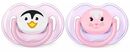 Chupetes Classic Avent Deco X2 Chupetes Animales 0-6M. Rosa Aven SCF18213 - Miniatura 3