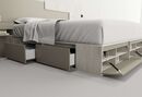 Box 1,80m 4 Cajones 2 Puertas Nevado Gris C. Tables - Miniatura 2