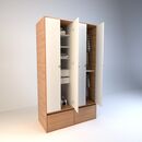 Placard de Abrir 1,2m 4 Puertas 2 Cajones 2 Zapateros Olmo F. Everest Tables - Miniatura 3