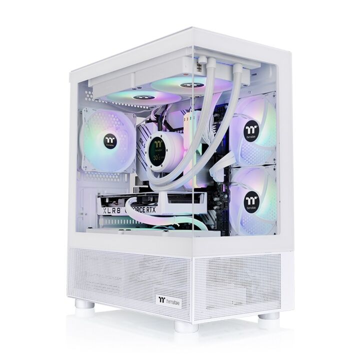 Gabinete TT View 170 Micro Chassis TG x2 Fan ARGB x3 Snow White - Vista principal
